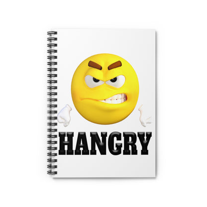 Hangry Fasting Tracker Spiral Notebook - Ruled Line