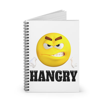 Hangry Fasting Tracker Spiral Notebook - Ruled Line