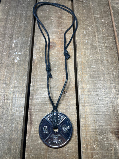 Weight plate necklace