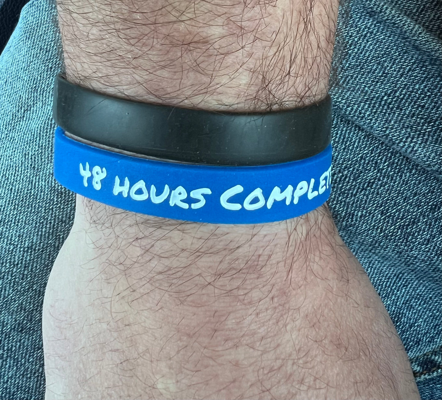 Blue 48 hour completed Fasting Band