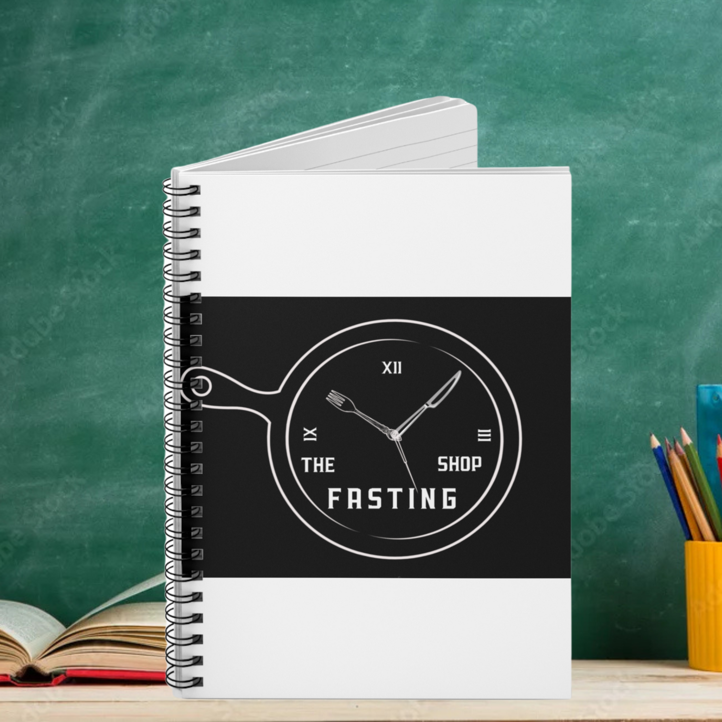 Fasting Tracker Spiral Notebook - Ruled Line